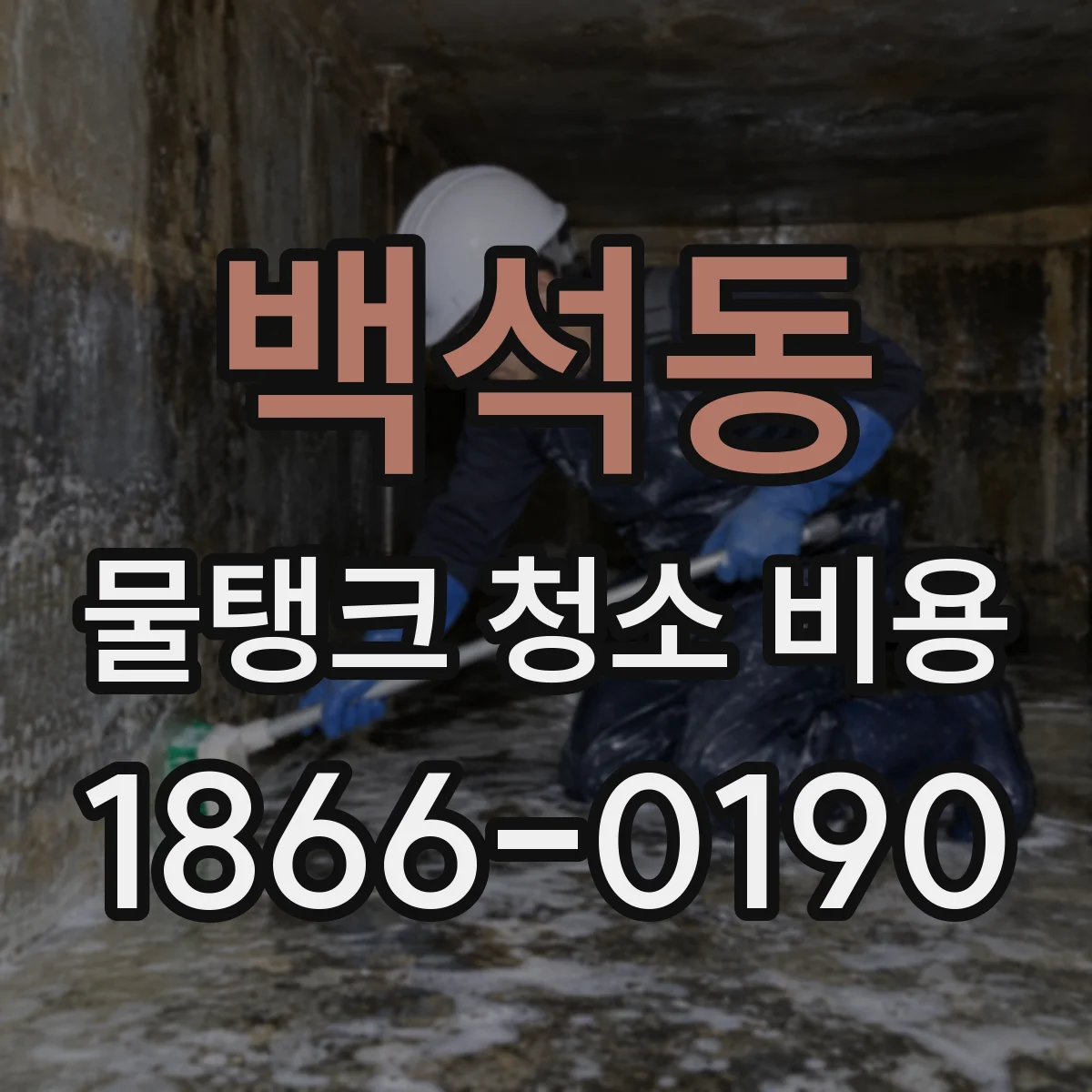 백석동 물탱크 청소 비용
