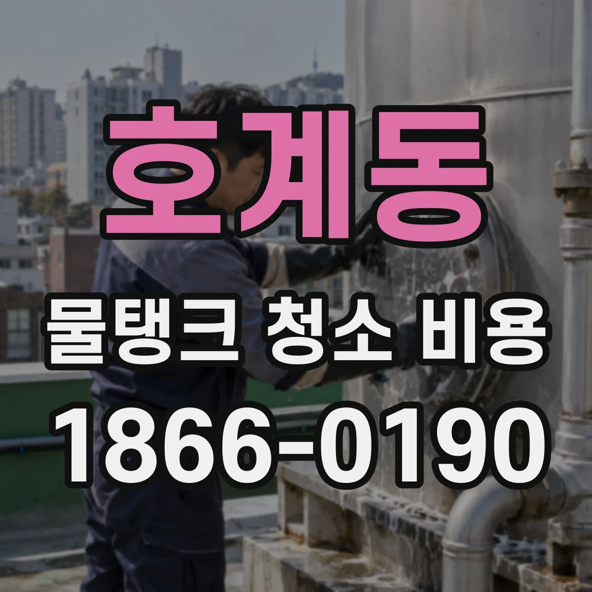 호계동 물탱크 청소 비용