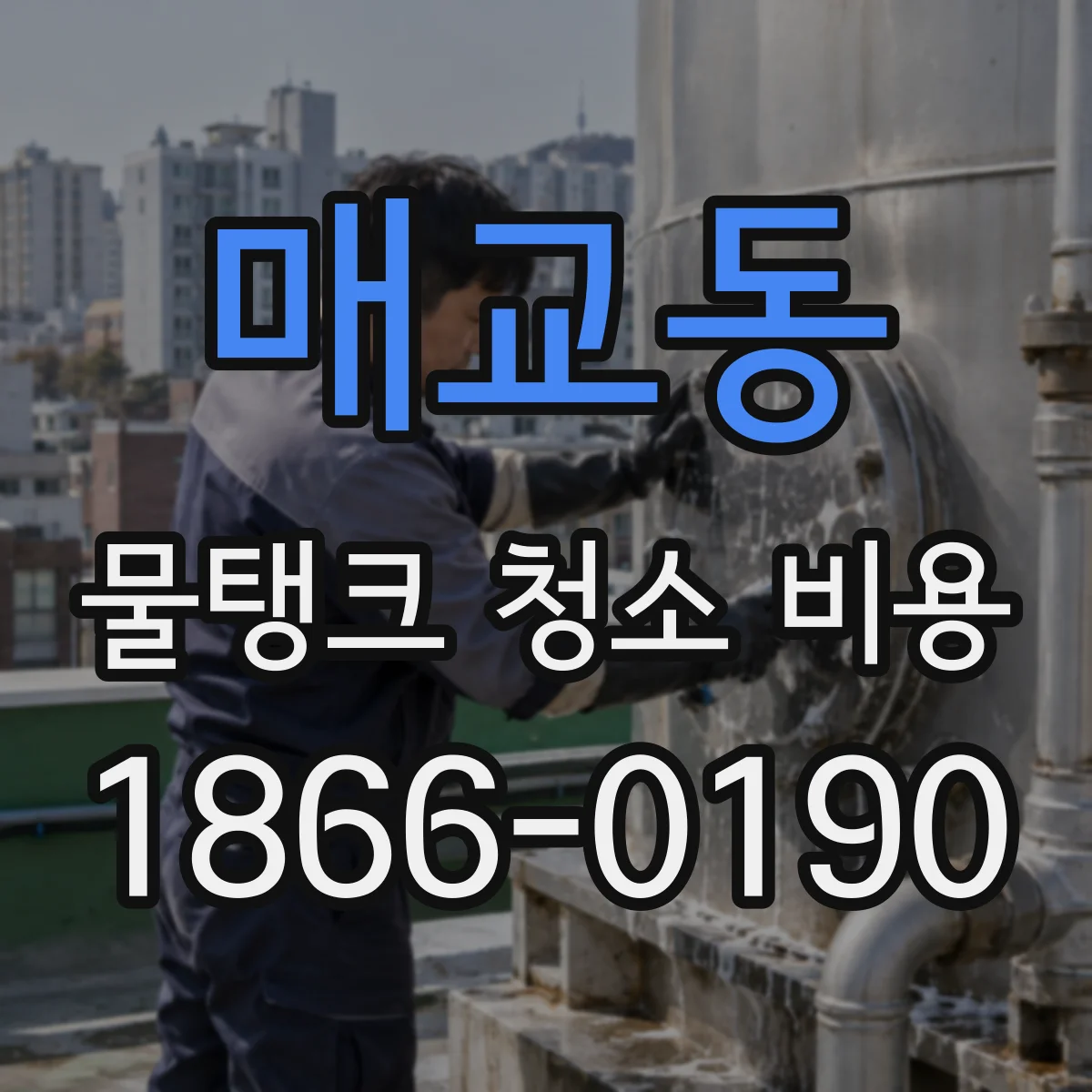 매교동 물탱크 청소 비용