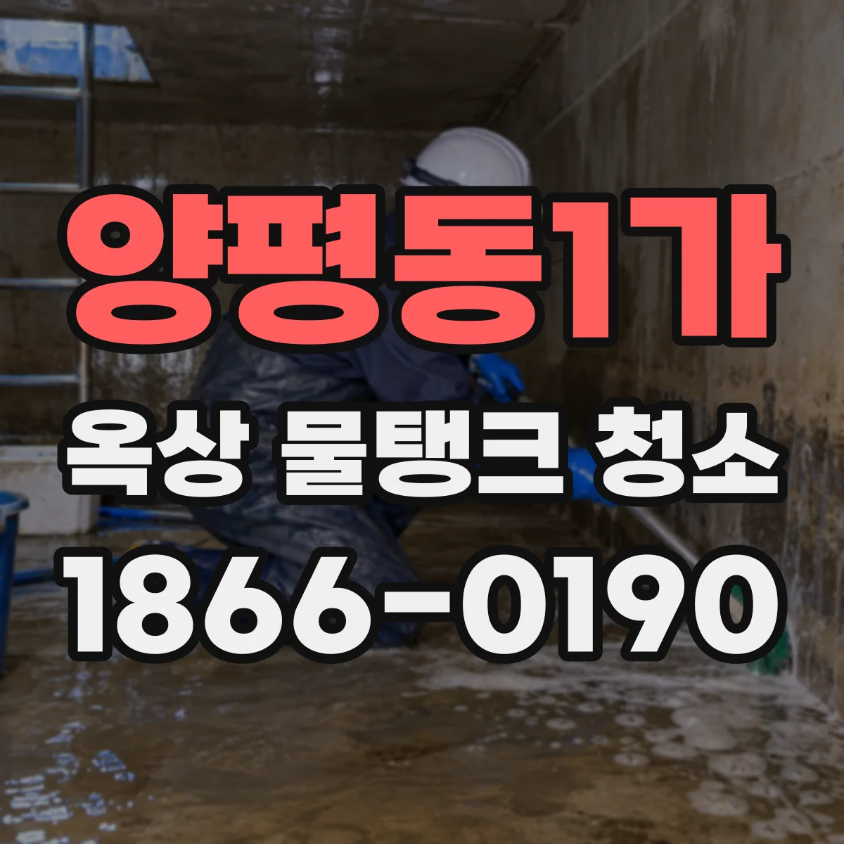 양평동1가 옥상 물탱크 청소