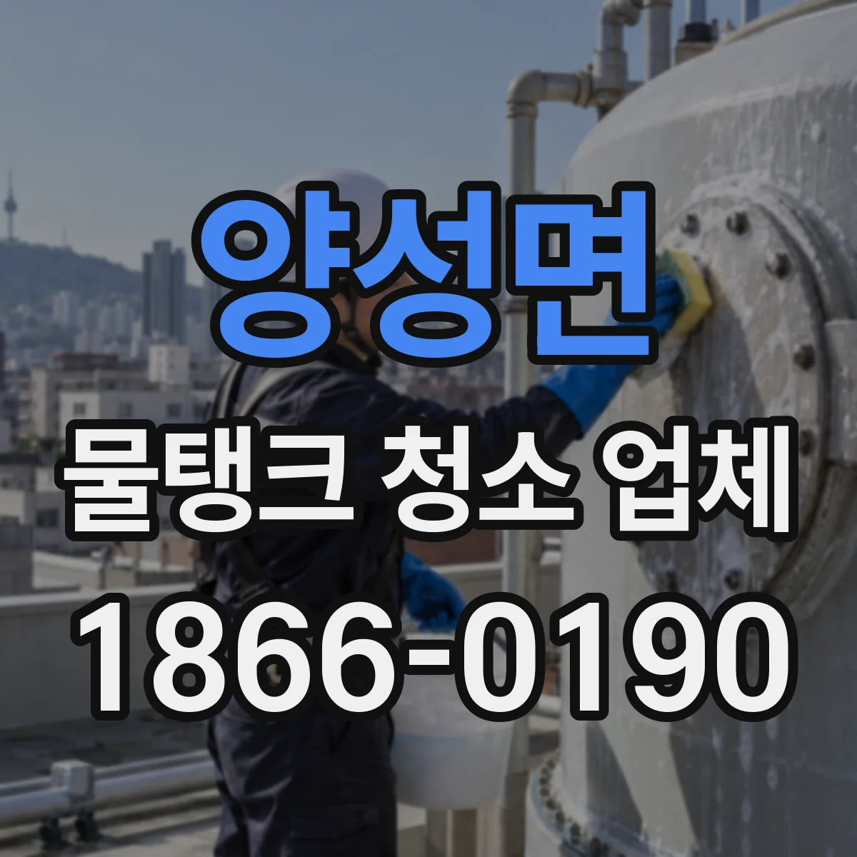 양성면 물탱크 청소 업체