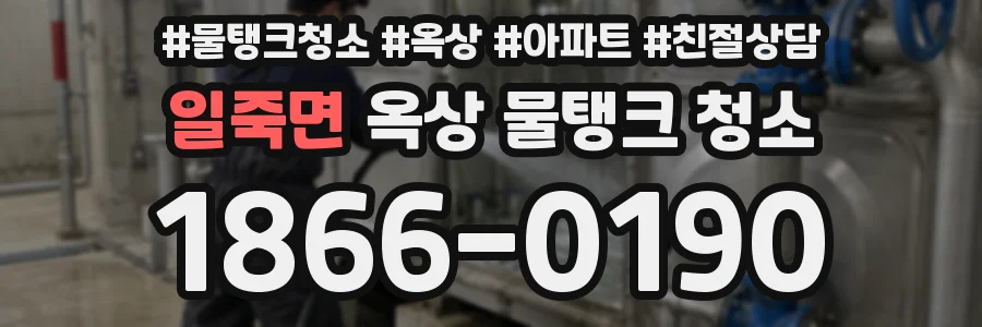 일죽면 옥상 물탱크 청소