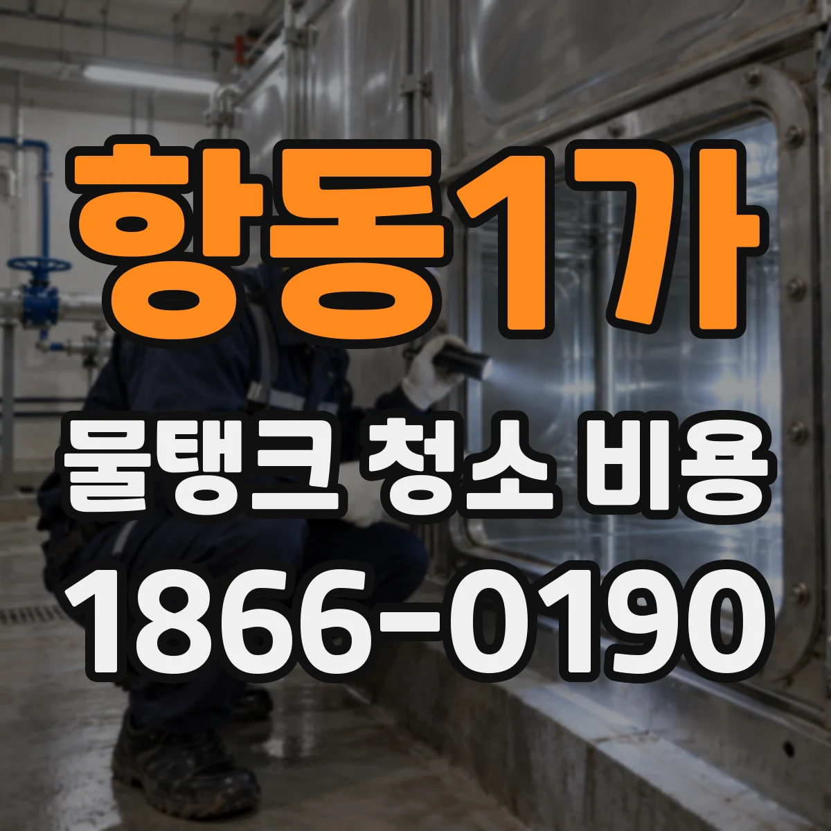 항동1가 물탱크 청소 비용
