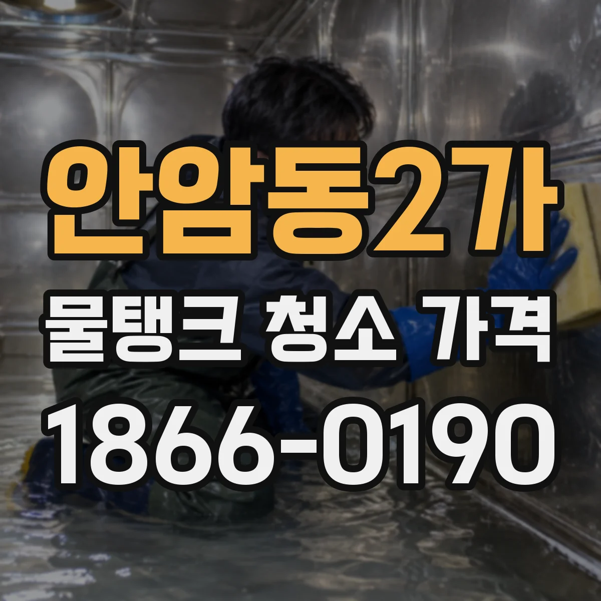 안암동2가 물탱크 청소 가격