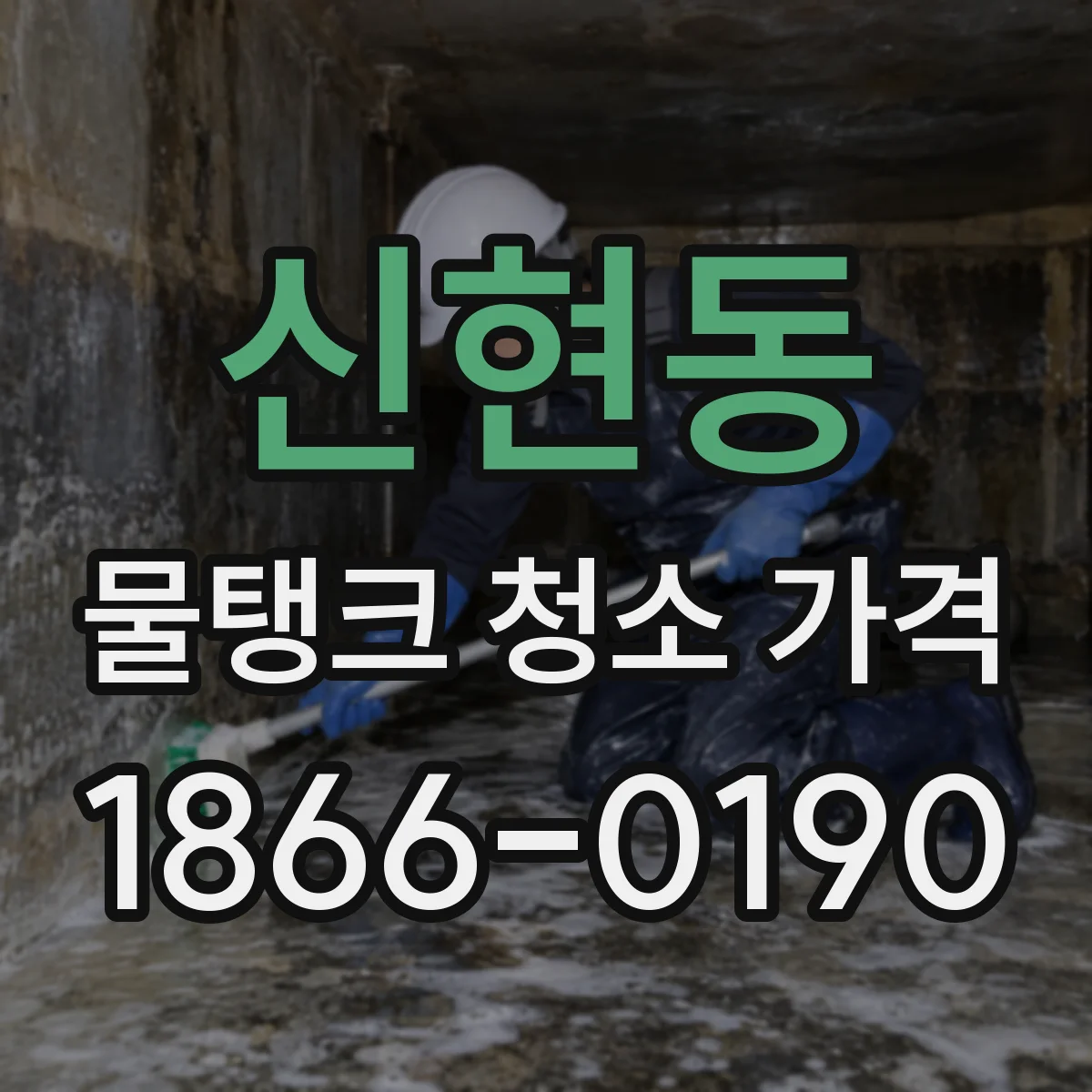 신현동 물탱크 청소 가격