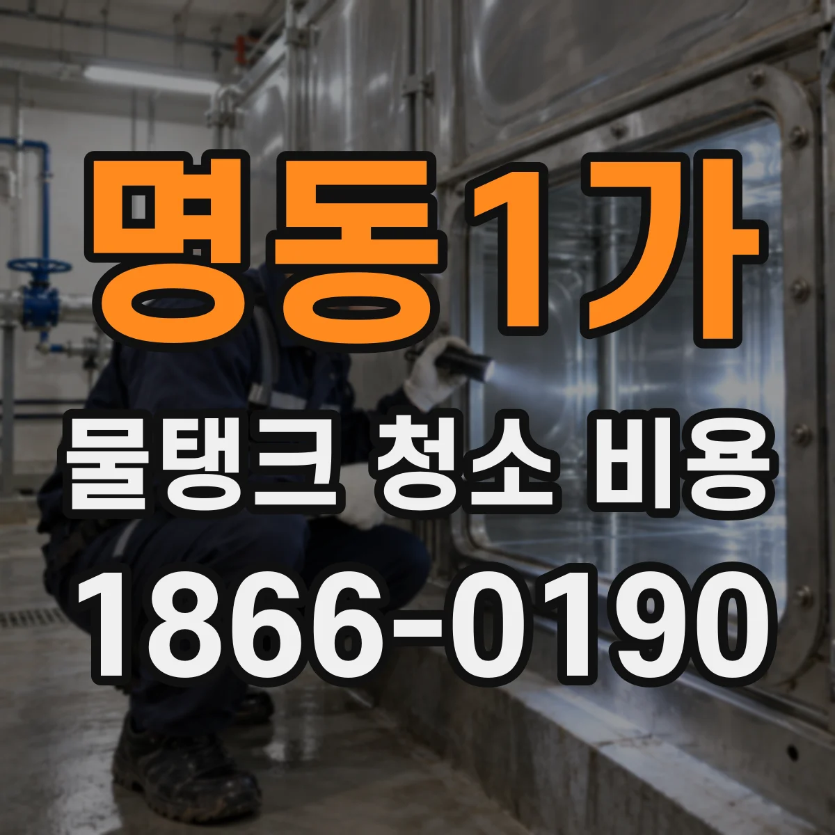 명동1가 물탱크 청소 비용
