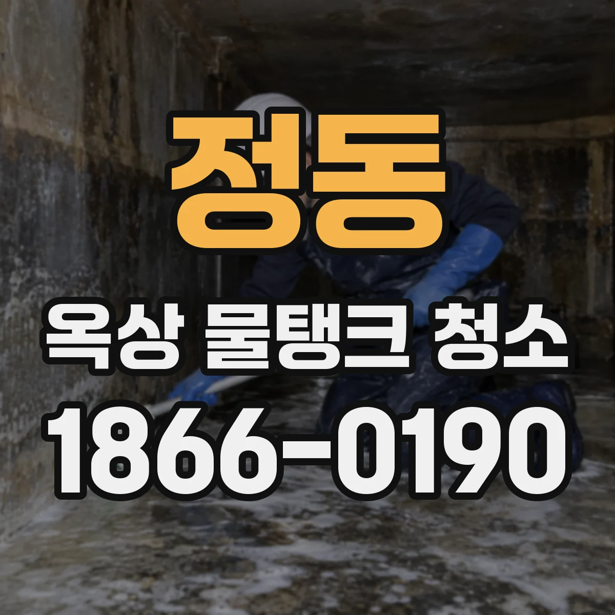 정동 옥상 물탱크 청소