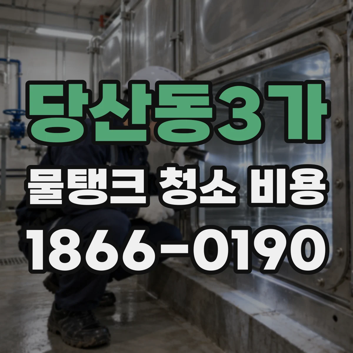 당산동3가 물탱크 청소 비용