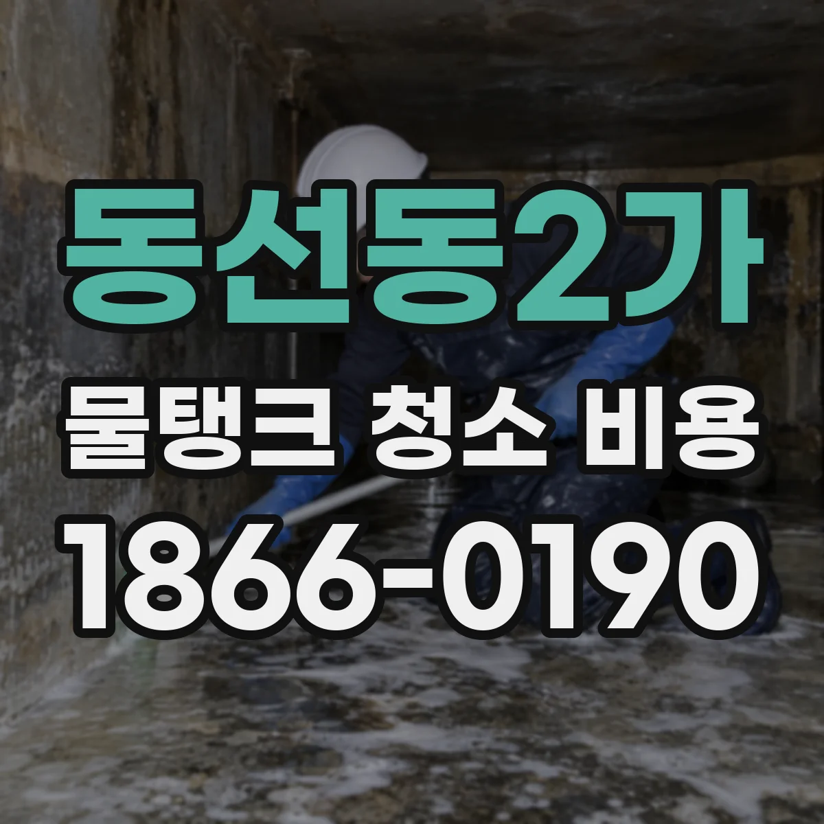 동선동2가 물탱크 청소 비용