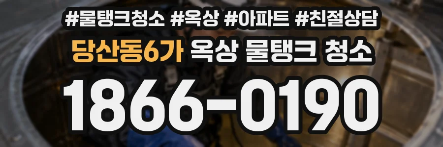 당산동6가 옥상 물탱크 청소