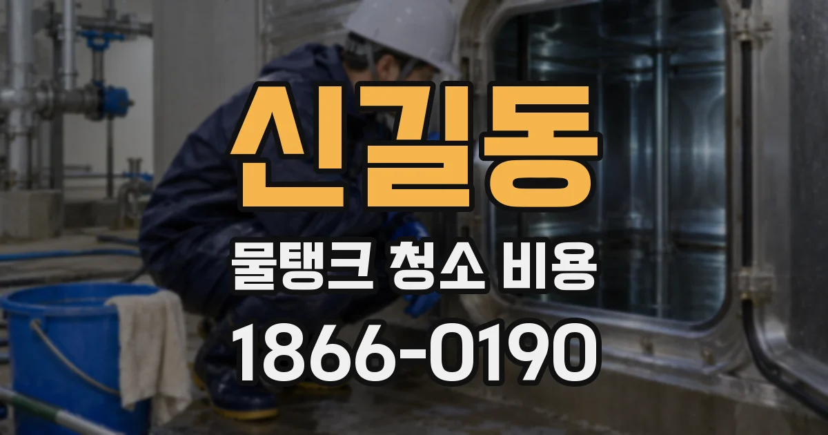 신길동 물탱크 청소 비용