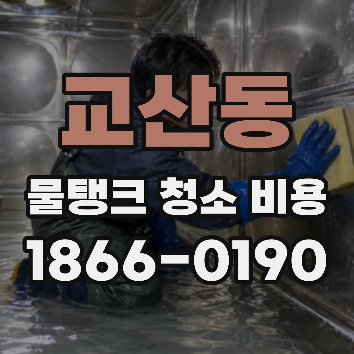 교산동 물탱크 청소 비용