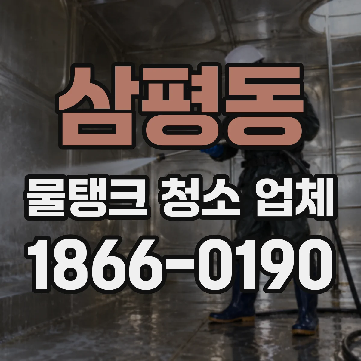삼평동 물탱크 청소 업체