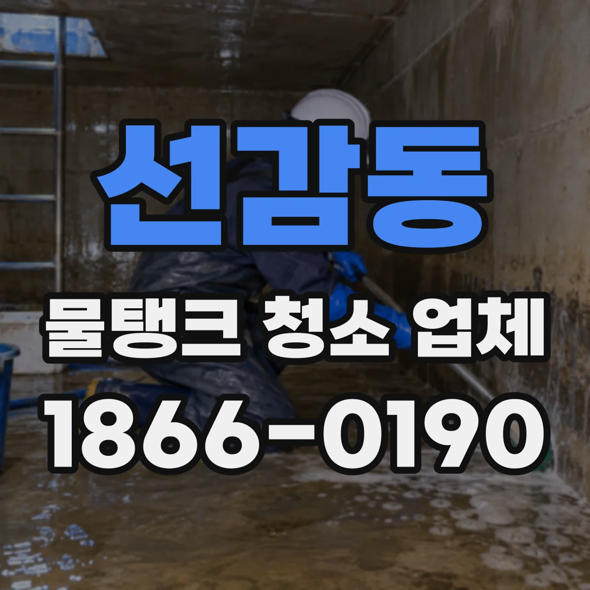 선감동 물탱크 청소 업체