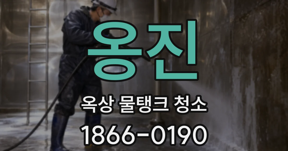 옹진 옥상 물탱크 청소
