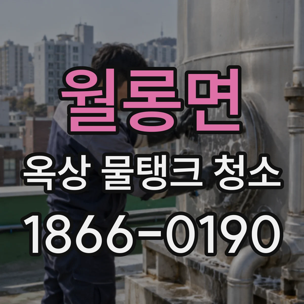 월롱면 옥상 물탱크 청소
