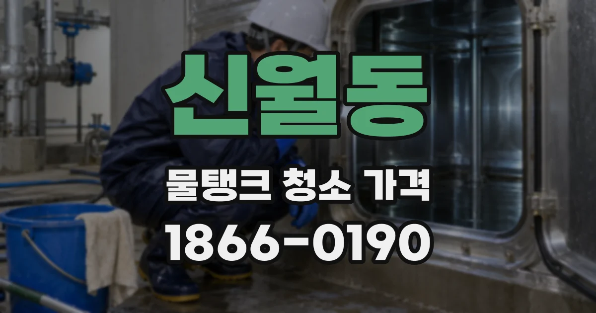 신월동 물탱크 청소 가격