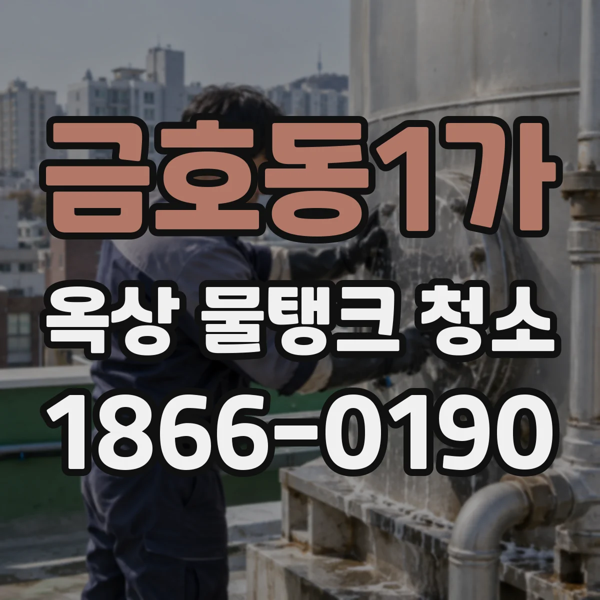 금호동1가 옥상 물탱크 청소