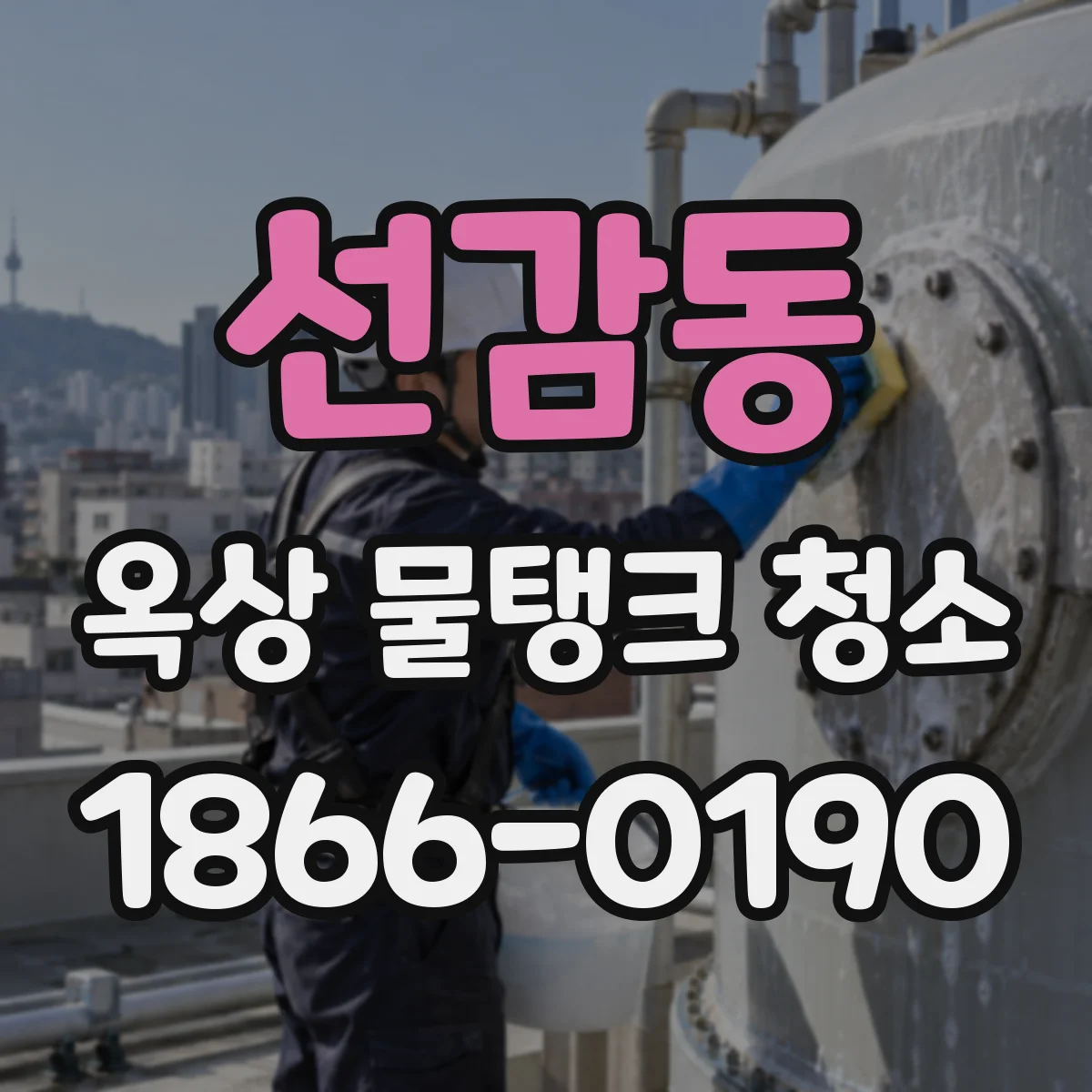 선감동 옥상 물탱크 청소