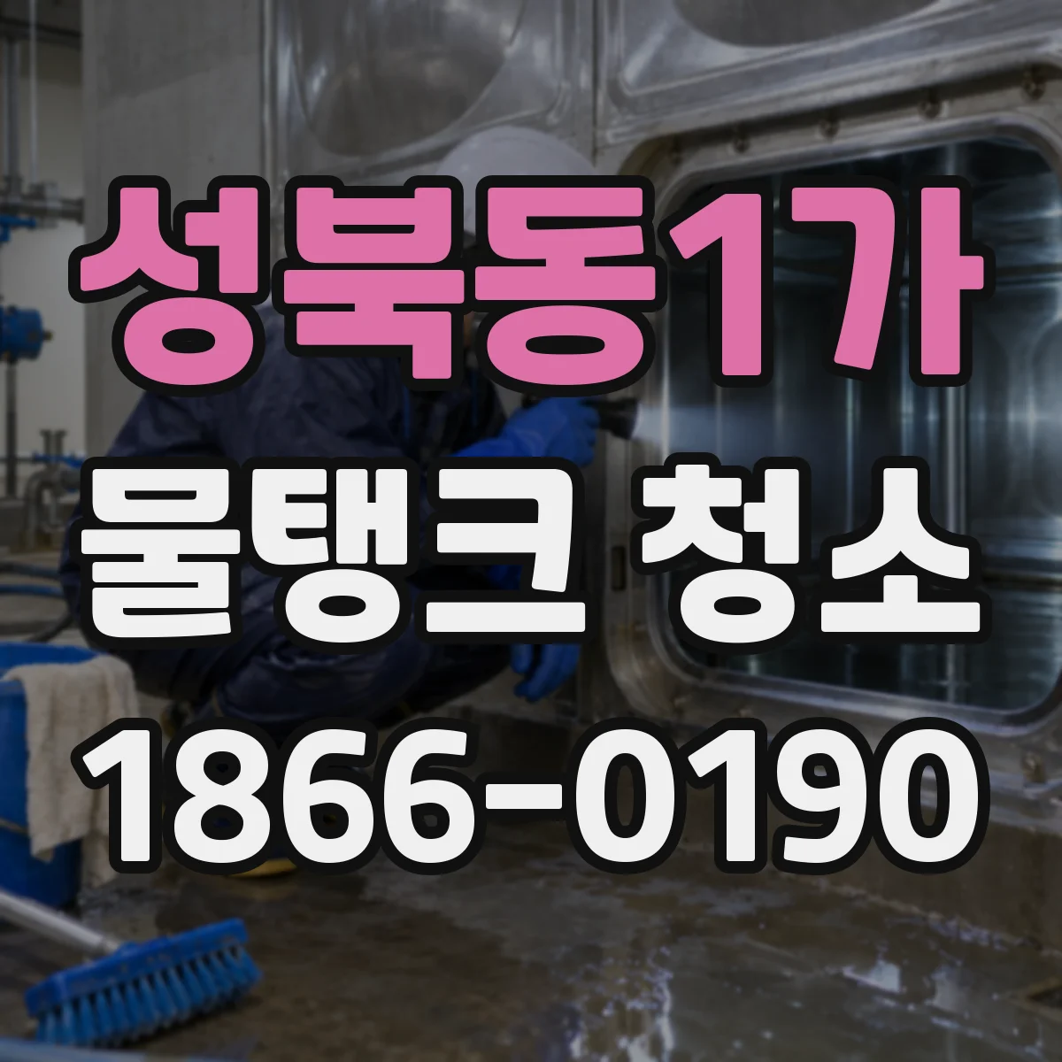 성북동1가 물탱크 청소