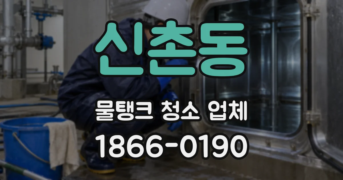 신촌동 물탱크 청소 업체