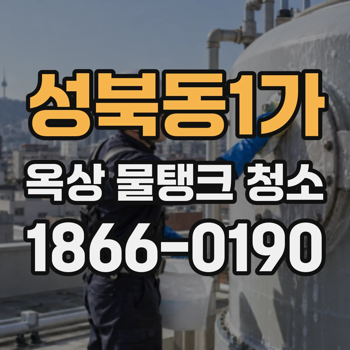 성북동1가 옥상 물탱크 청소