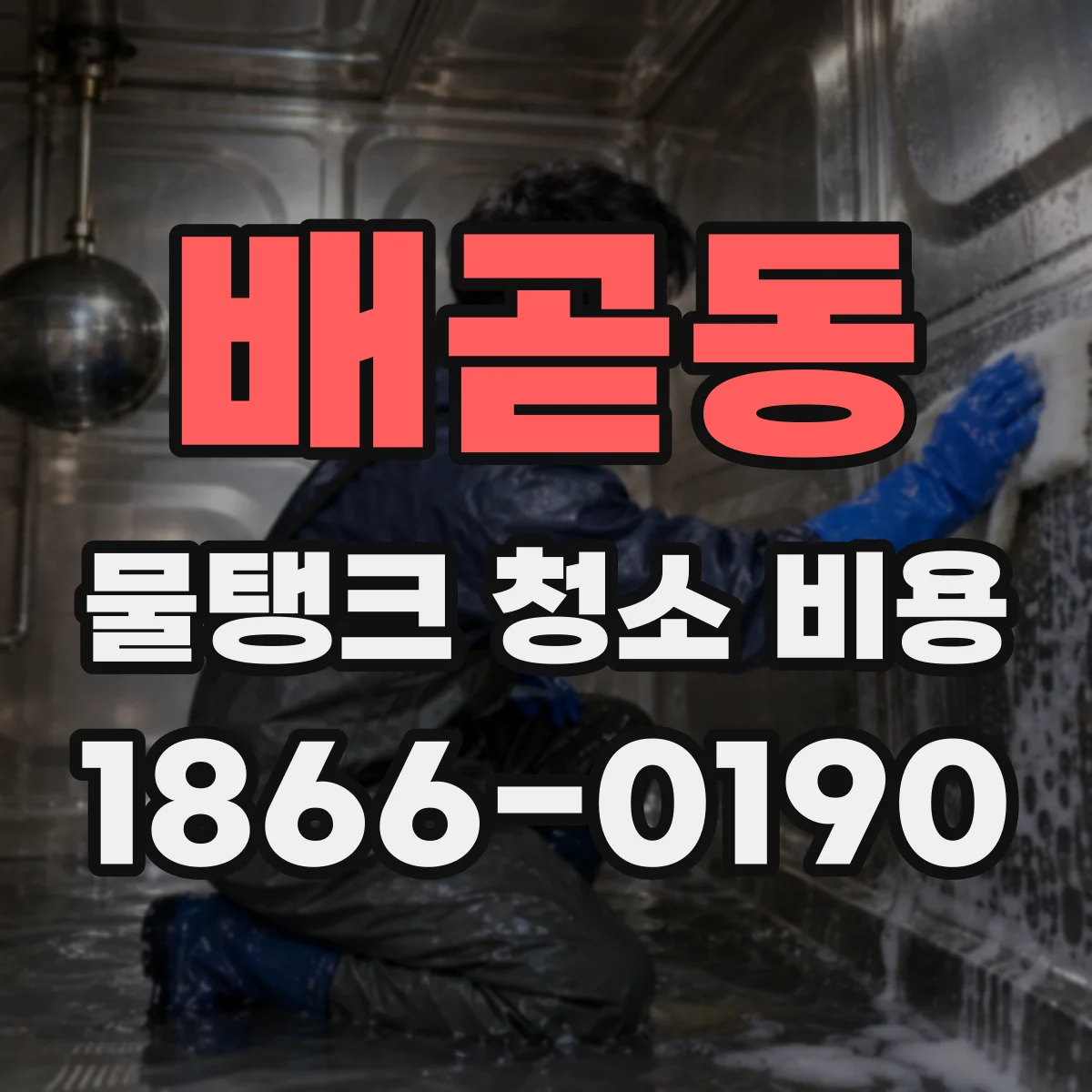 배곧동 물탱크 청소 비용