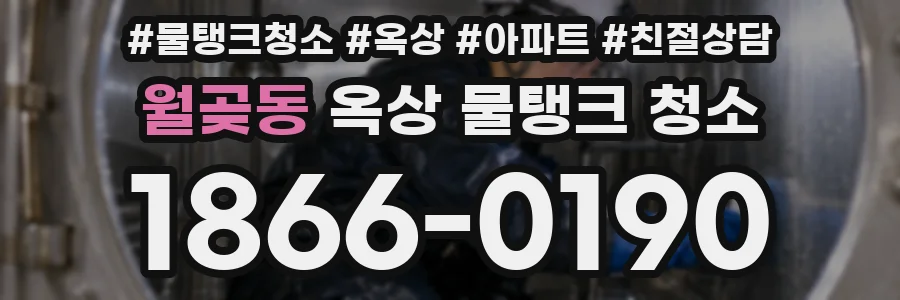 월곶동 옥상 물탱크 청소