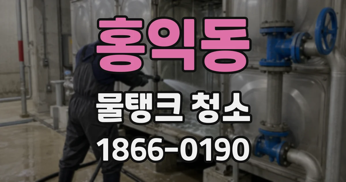 홍익동 물탱크 청소