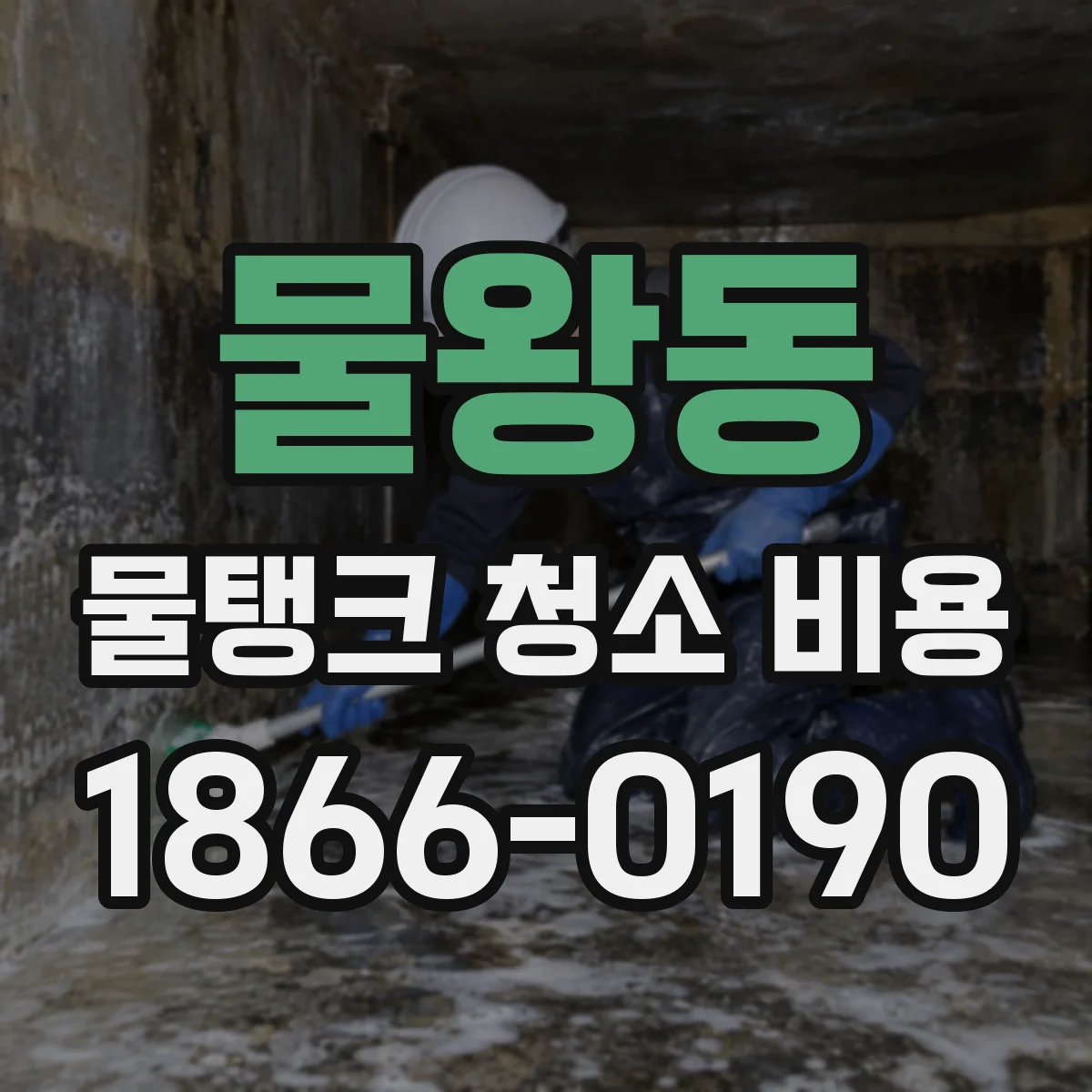 물왕동 물탱크 청소 비용