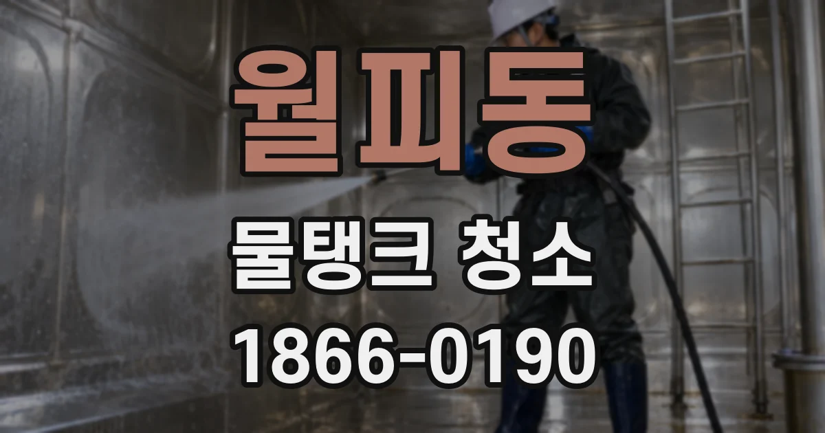월피동 물탱크 청소