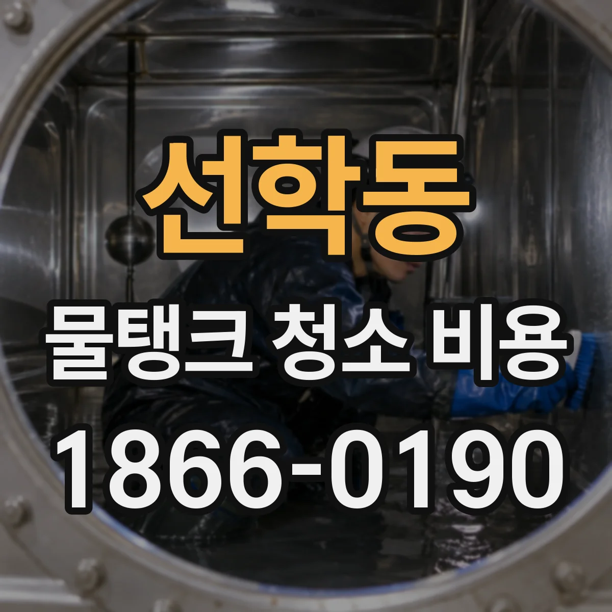 선학동 물탱크 청소 비용