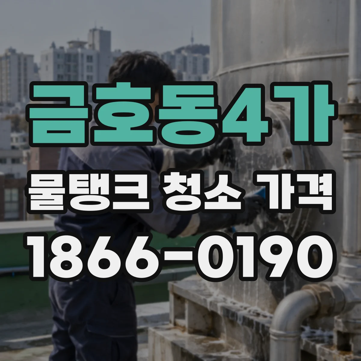금호동4가 물탱크 청소 가격
