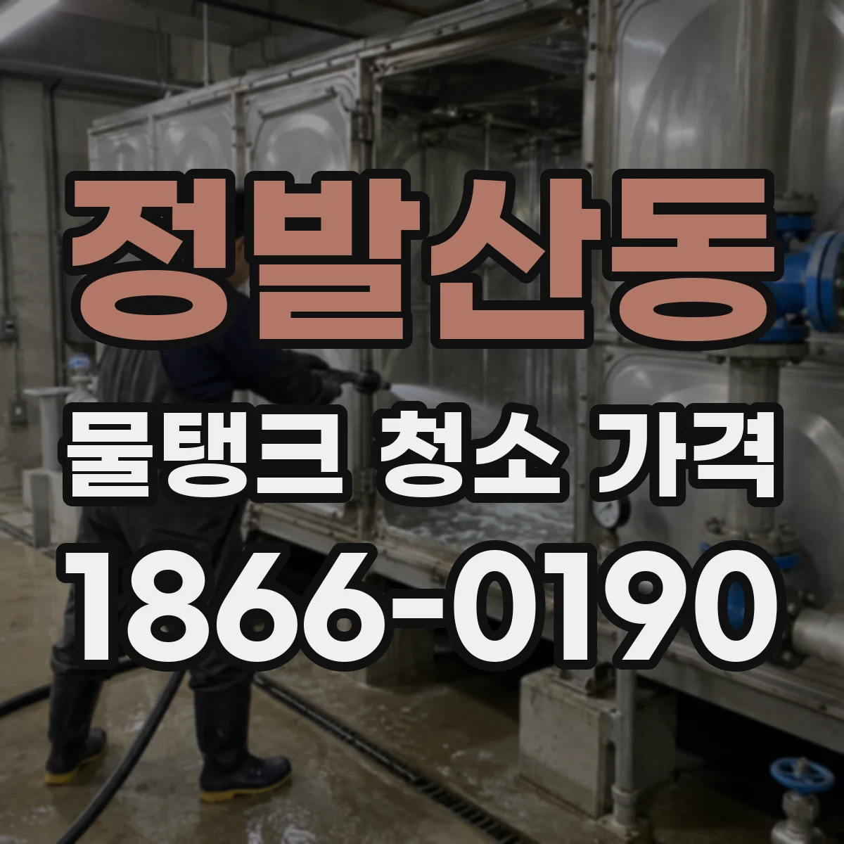 정발산동 물탱크 청소 가격