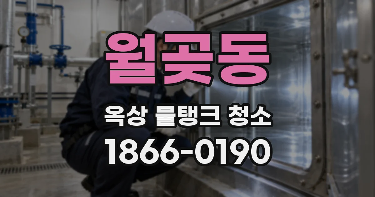월곶동 옥상 물탱크 청소