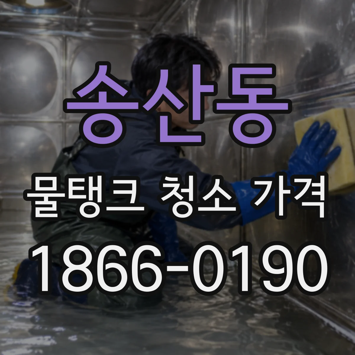 송산동 물탱크 청소 가격