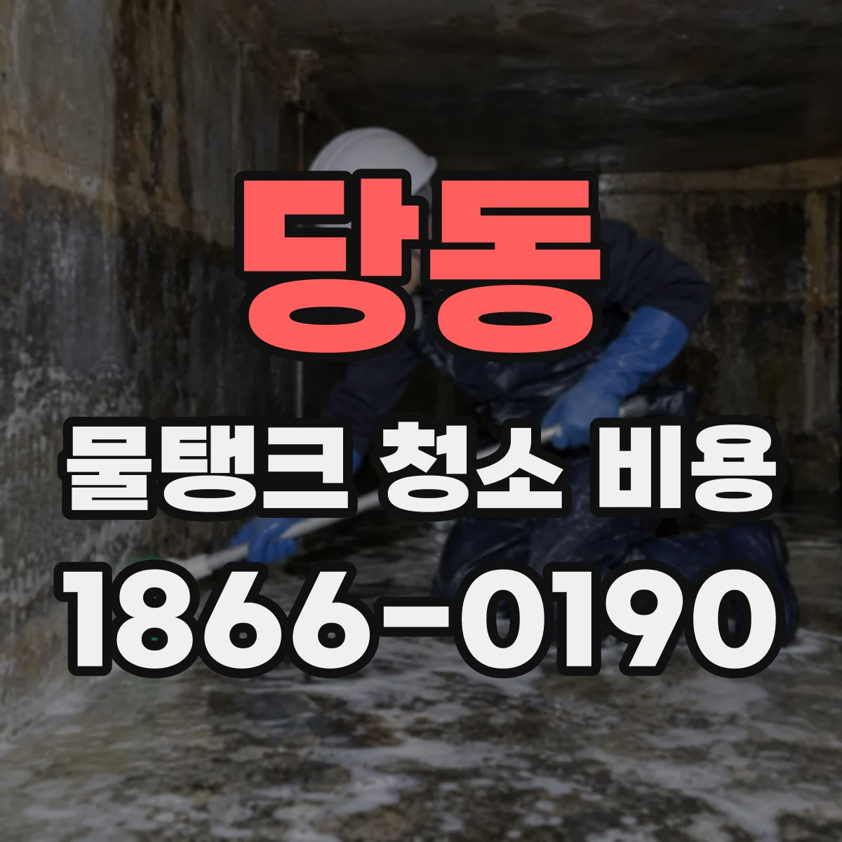 당동 물탱크 청소 비용