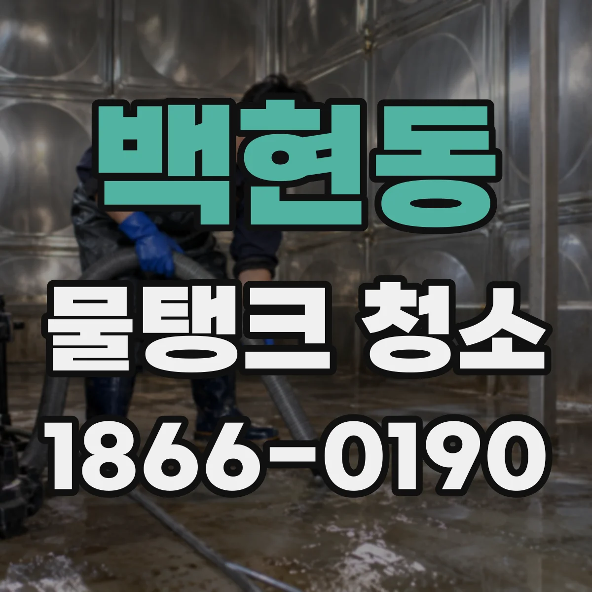 백현동 물탱크 청소