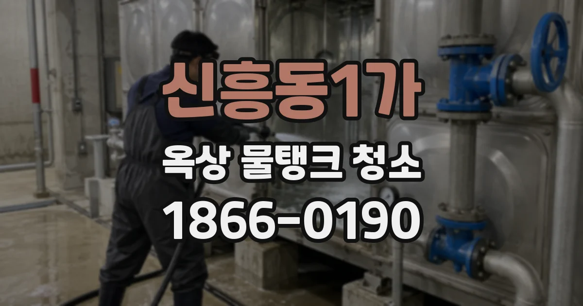 신흥동1가 옥상 물탱크 청소