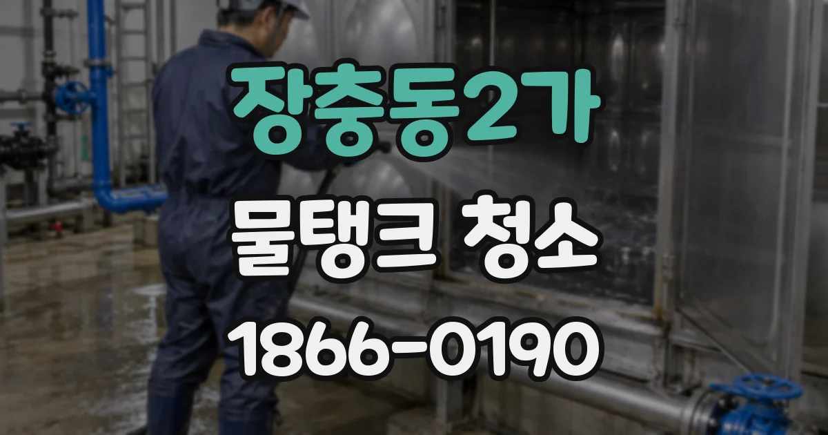장충동2가 물탱크 청소