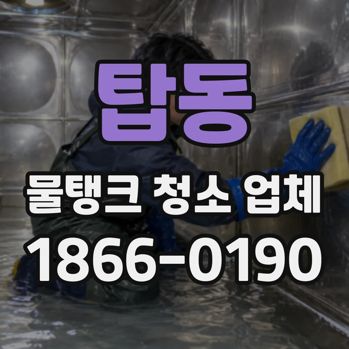 탑동 물탱크 청소 업체