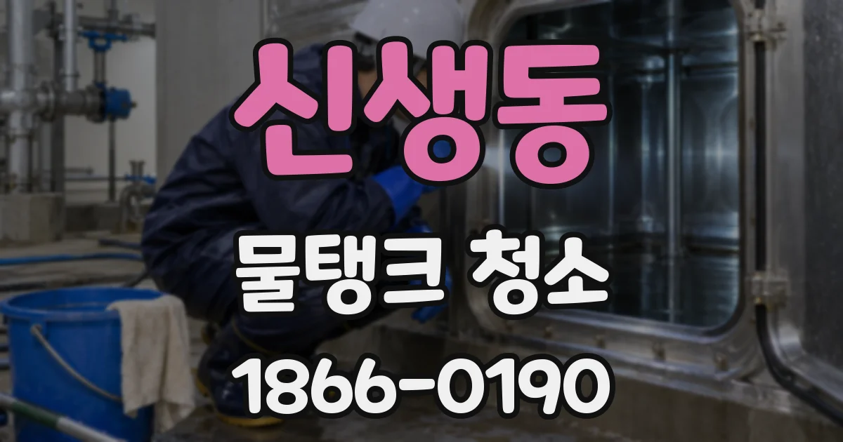 신생동 물탱크 청소