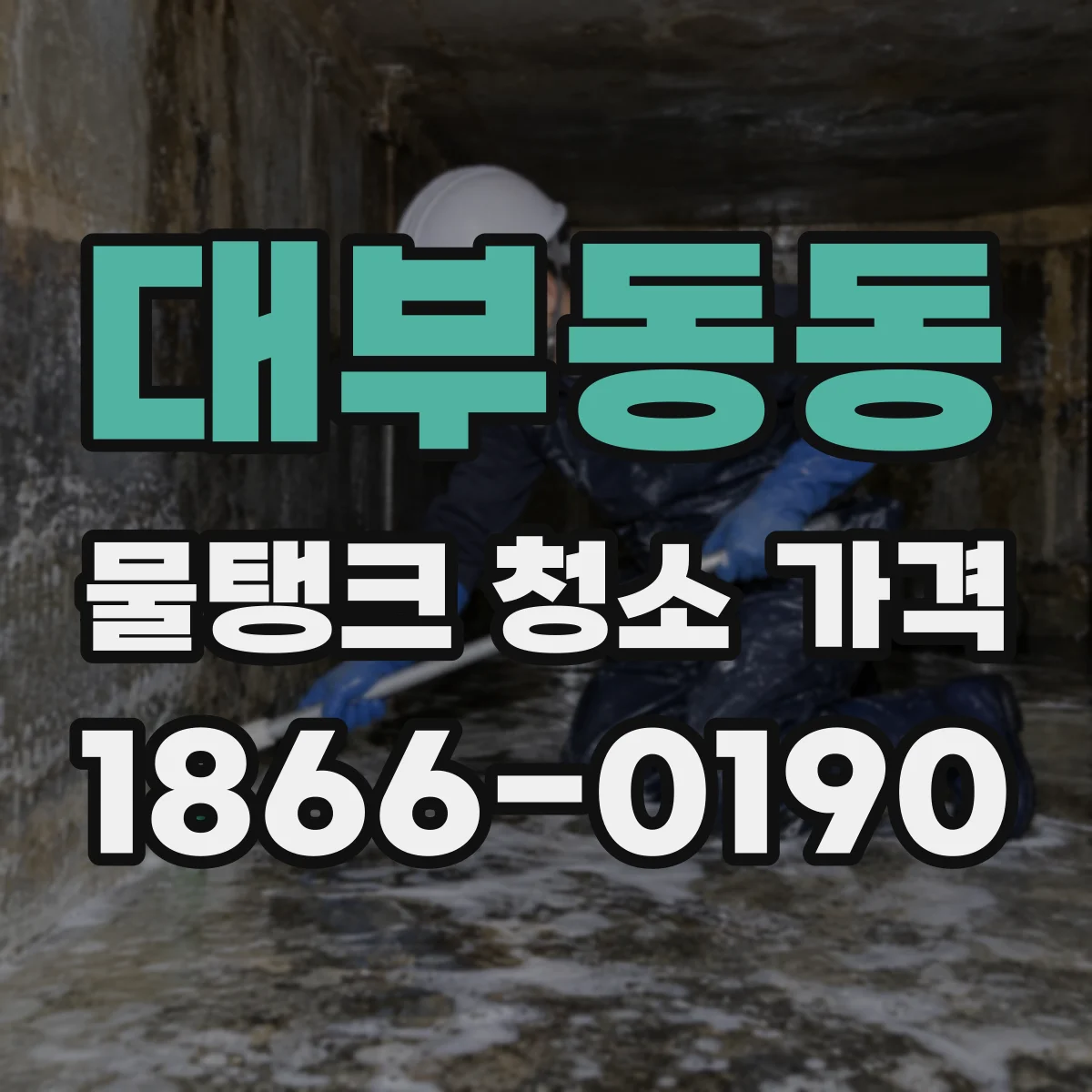 대부동동 물탱크 청소 가격