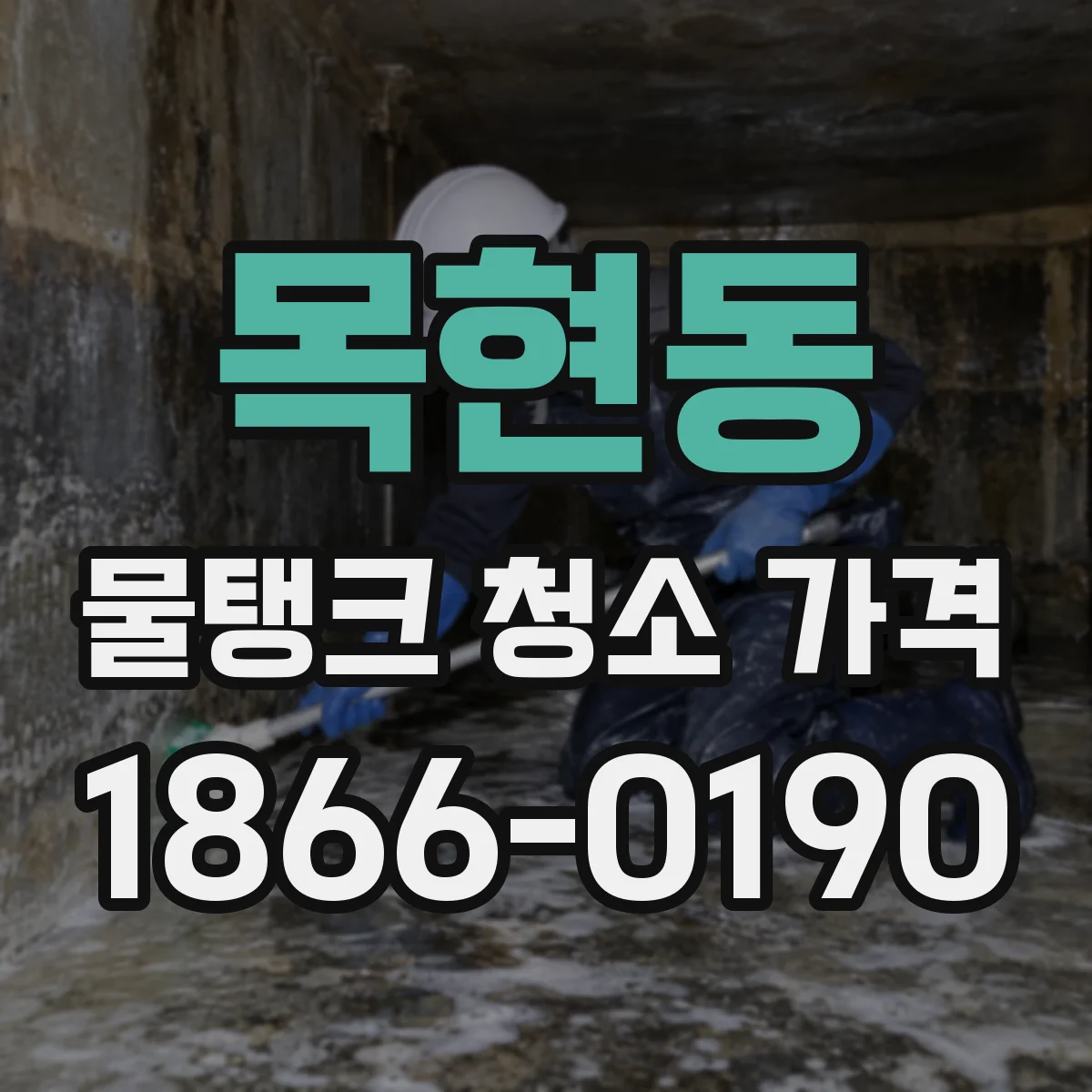 목현동 물탱크 청소 가격