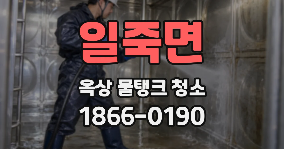 일죽면 옥상 물탱크 청소