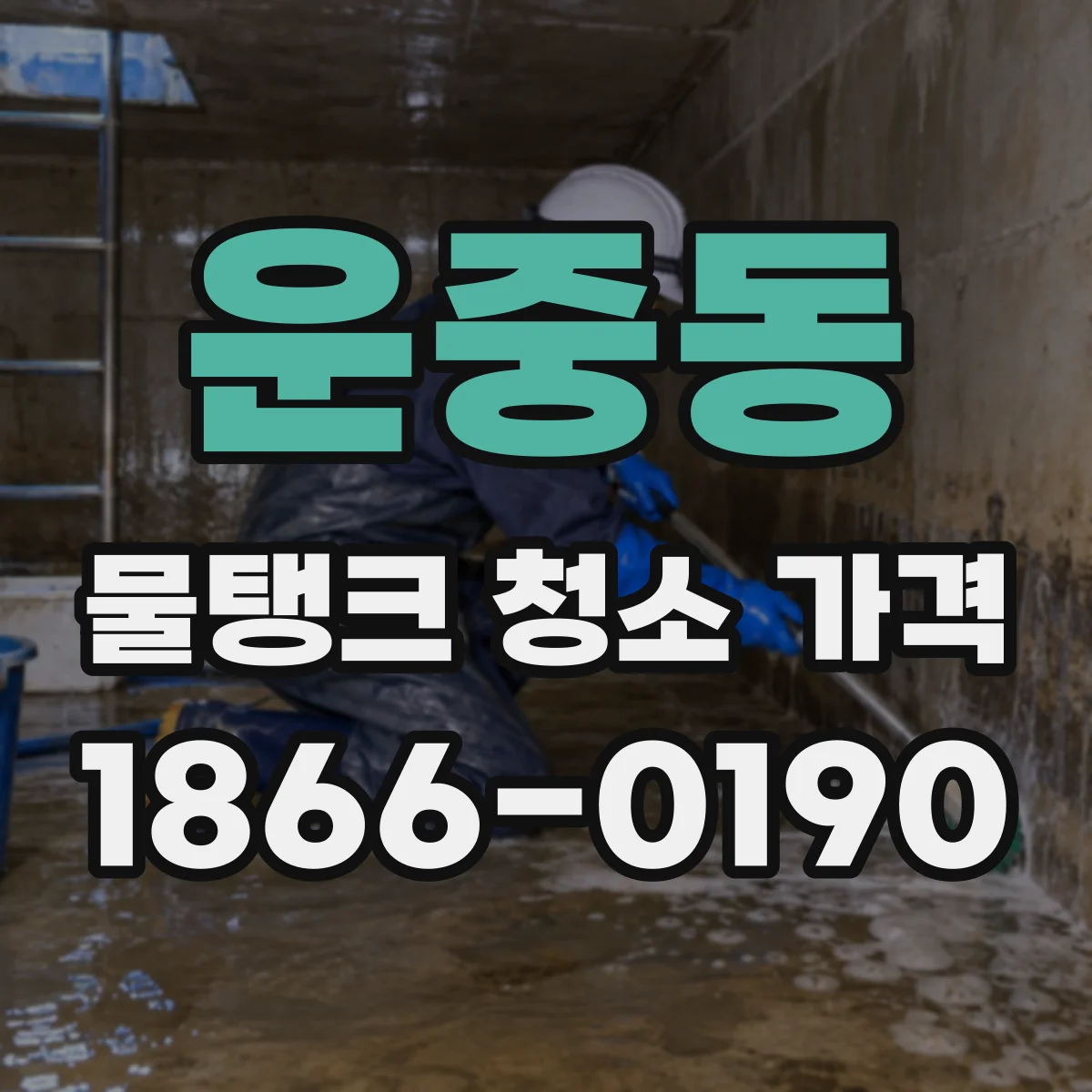 운중동 물탱크 청소 가격