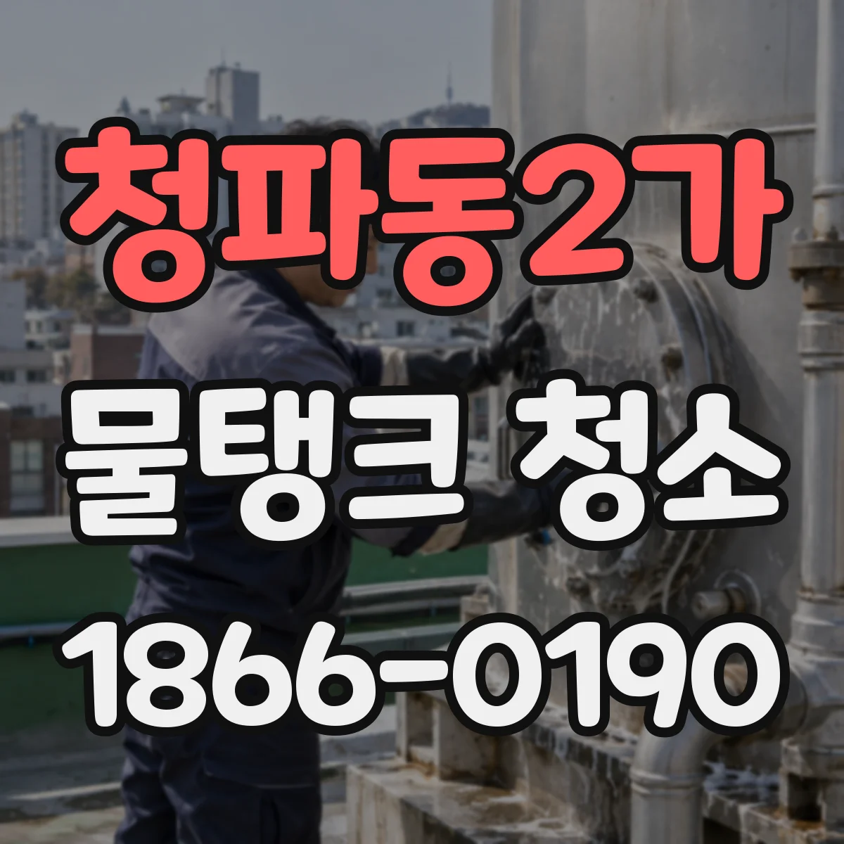 청파동2가 물탱크 청소