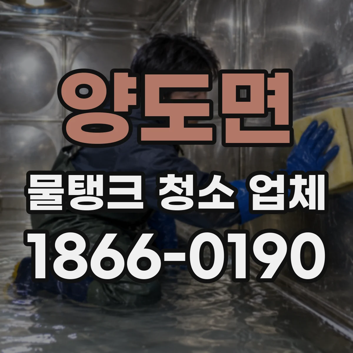 양도면 물탱크 청소 업체