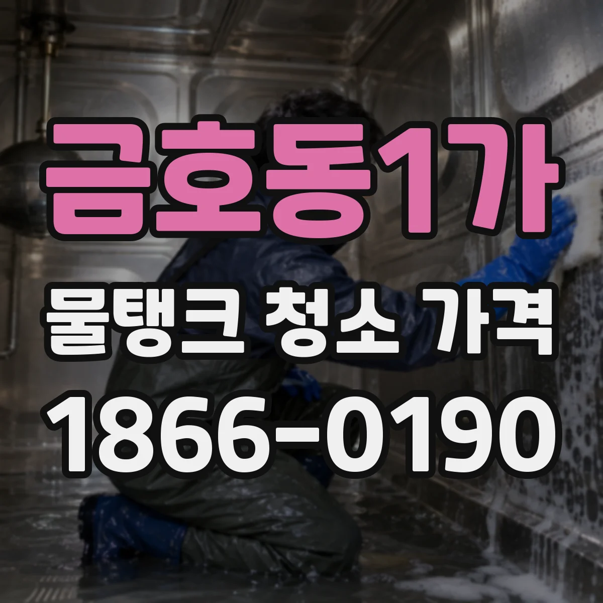 금호동1가 물탱크 청소 가격