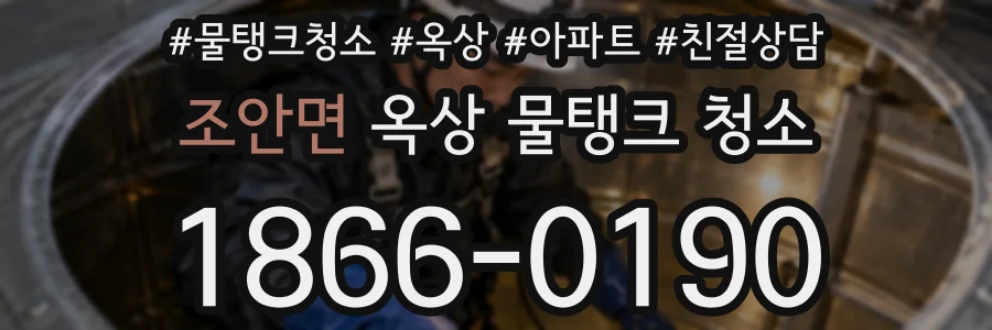 조안면 옥상 물탱크 청소